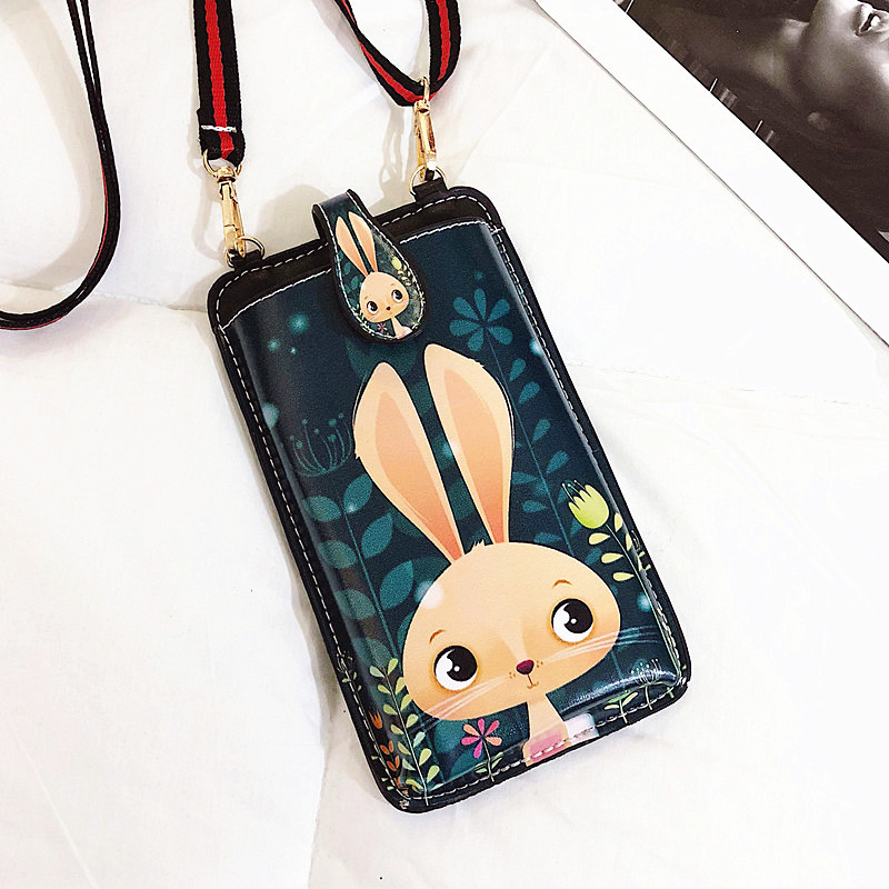 Printed Cartoon Mobile Phone Bag