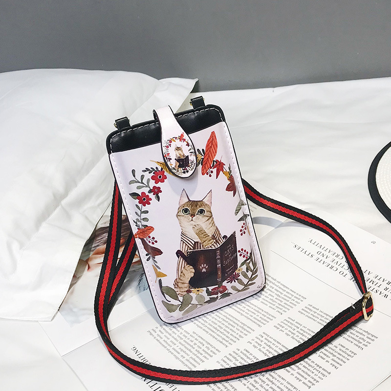 Printed Cartoon Mobile Phone Bag