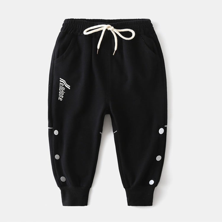 Children's Casual Pants in Black and Grey