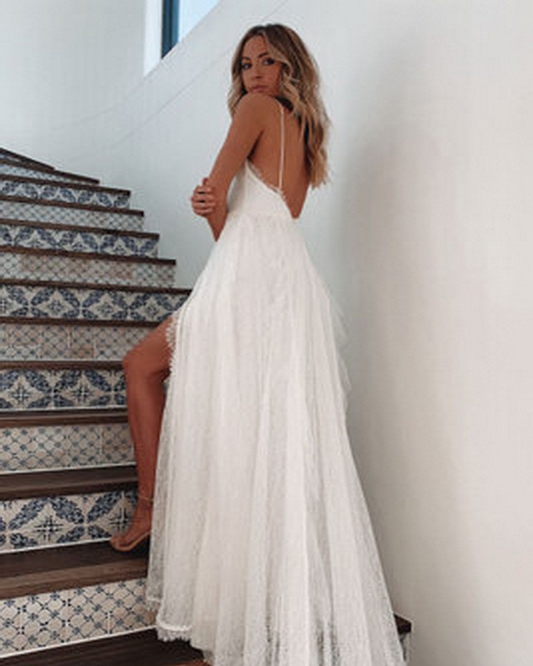 Elegant Women's Lace Collar Swing Dress Image 1