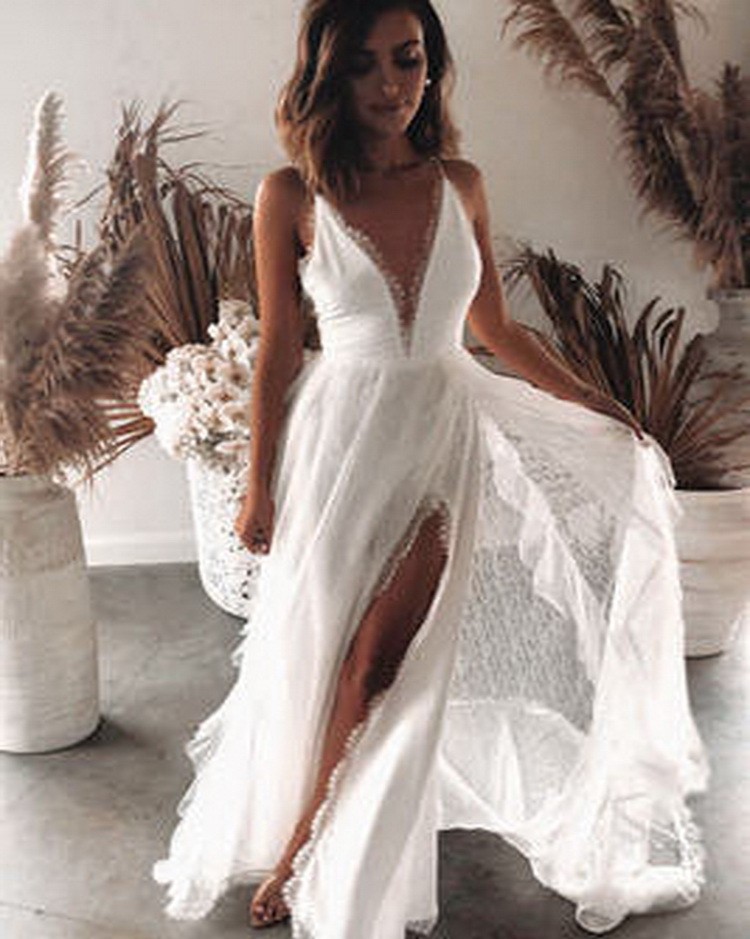 Elegant Women's Lace Collar Swing Dress Image 4