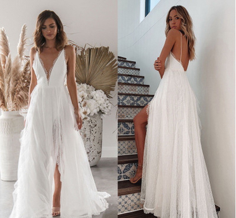Elegant Women's Lace Collar Swing Dress Image 3