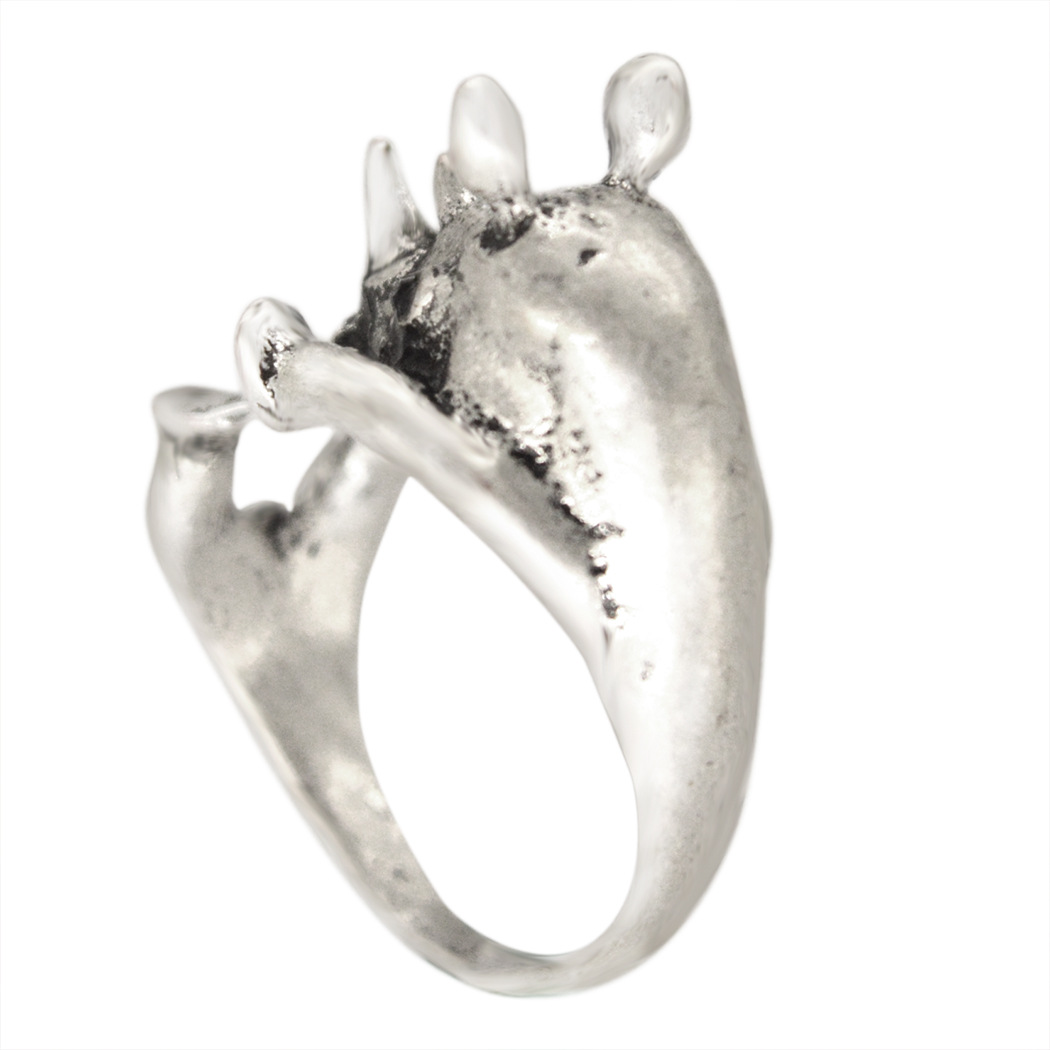 Animal Large Rhino Adjustable Ring - Image 4