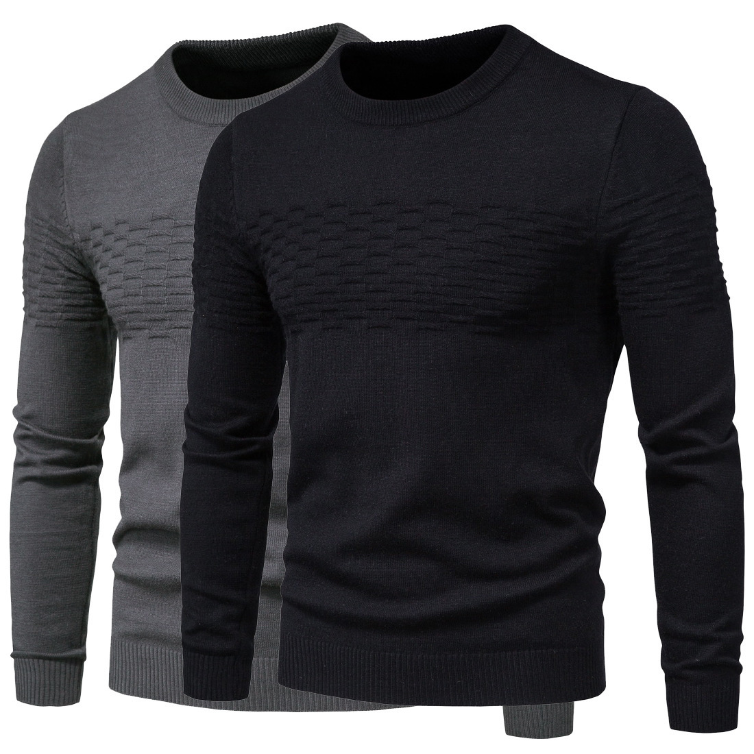 Men's Casual Slim Pullover Shirt - Available Sizes