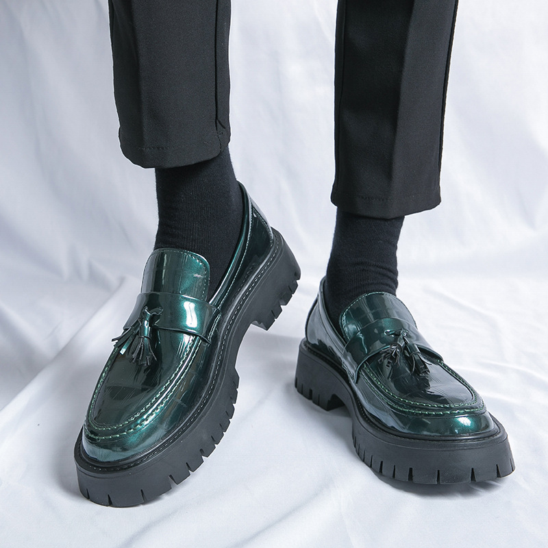 Men's New Big Toe Platform Leather Shoes 2