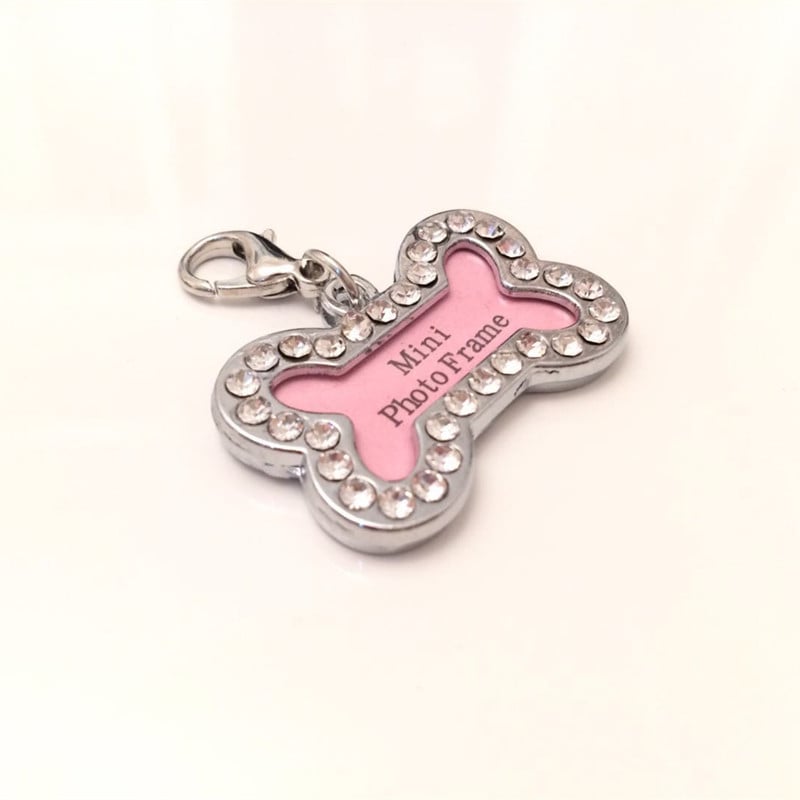 Dog Pendant with Metal Diamond - Image 2