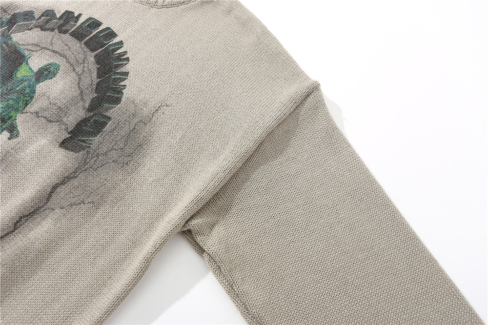 Dark Statue Printed Sweater 9