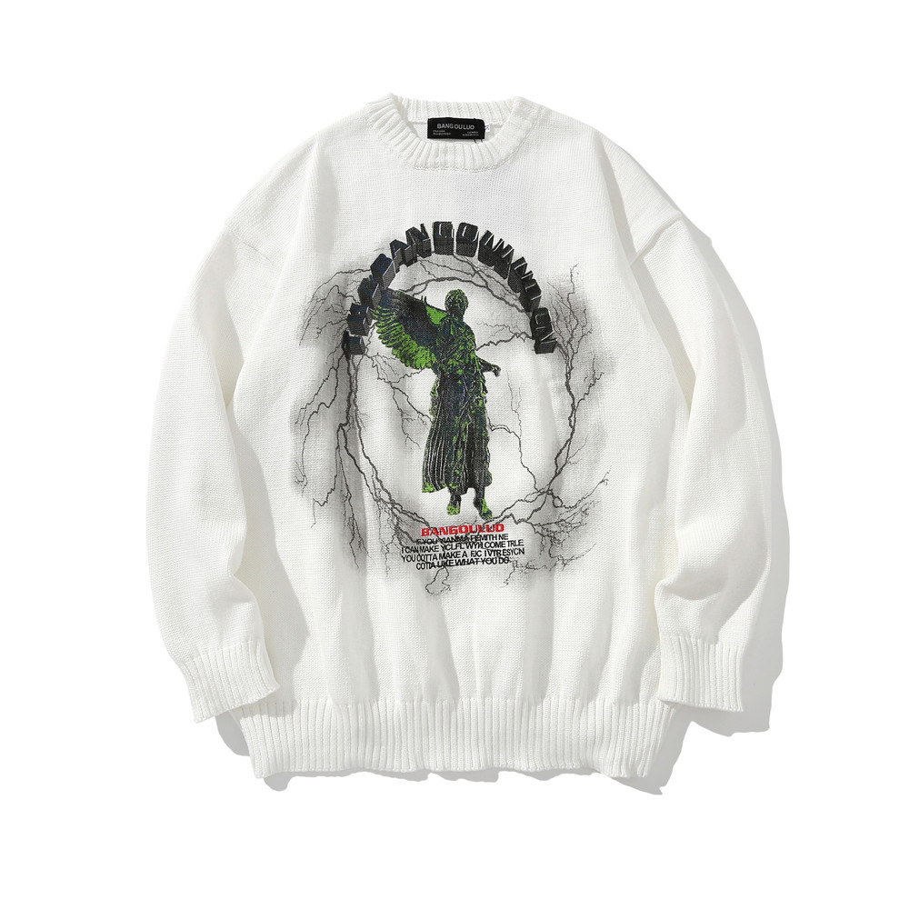 Dark Statue Printed Sweater 15