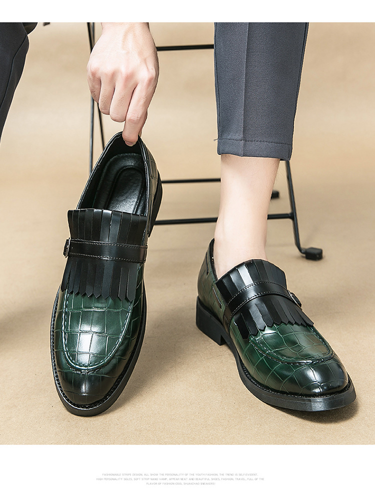 Men's Casual British Style Leather Shoes - Image 6