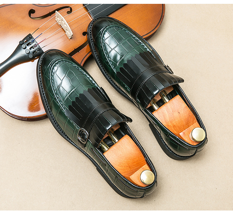 Men's Casual British Style Leather Shoes - Image 5