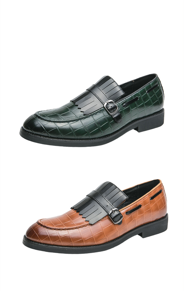 Men's Casual British Style Leather Shoes - Image 8