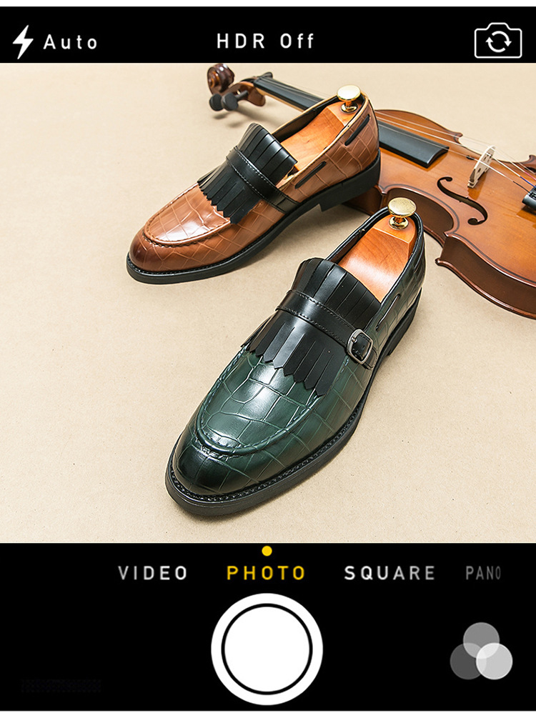 Men's Casual British Style Leather Shoes - Image 2