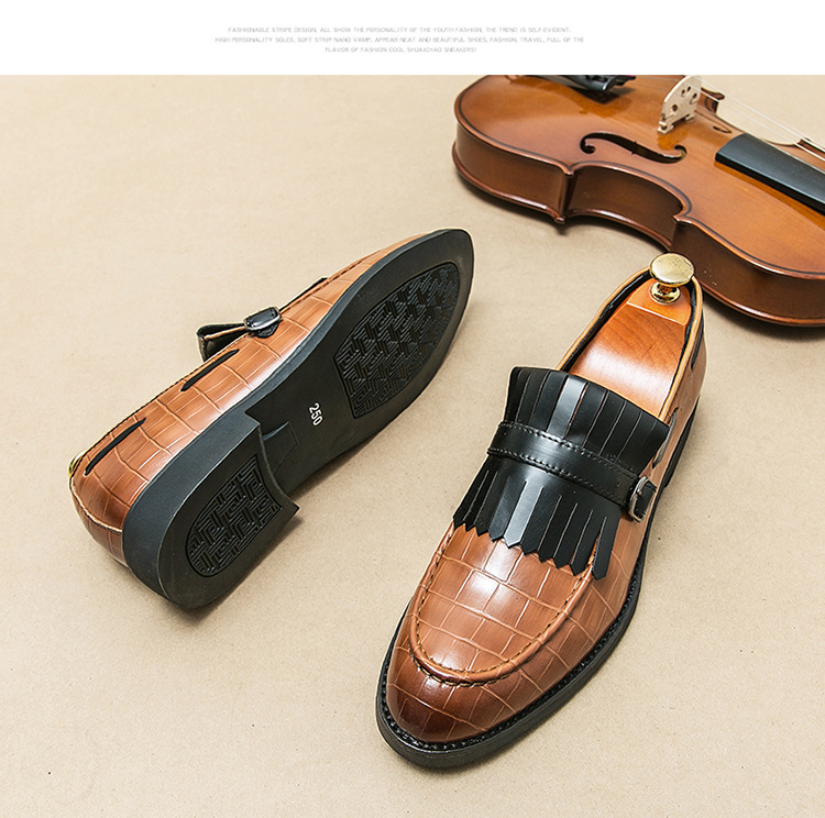 Men's Casual British Style Leather Shoes - Image 7