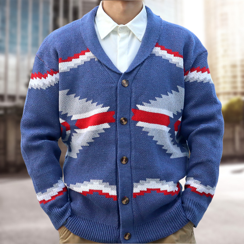 Men's Jacquard Sweater Image 2