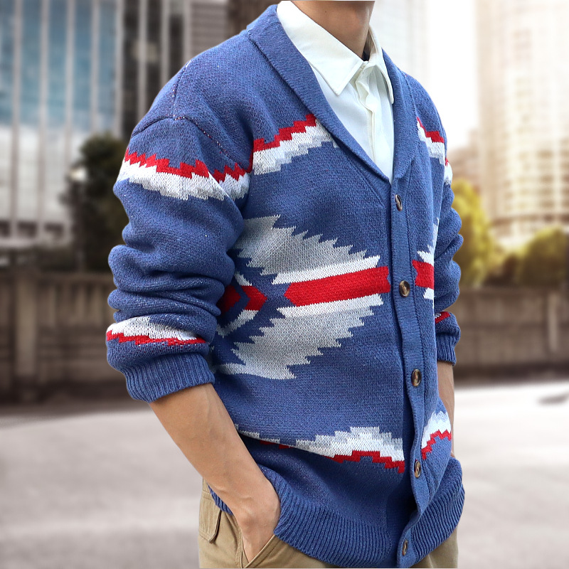 Men's Jacquard Sweater Image 4