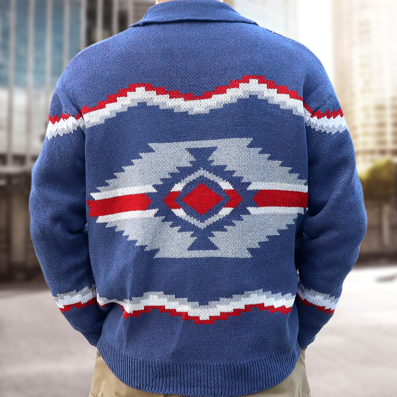 Men's Jacquard Sweater Image 6