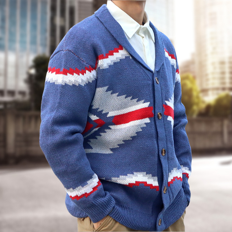 Men's Jacquard Sweater Image 5