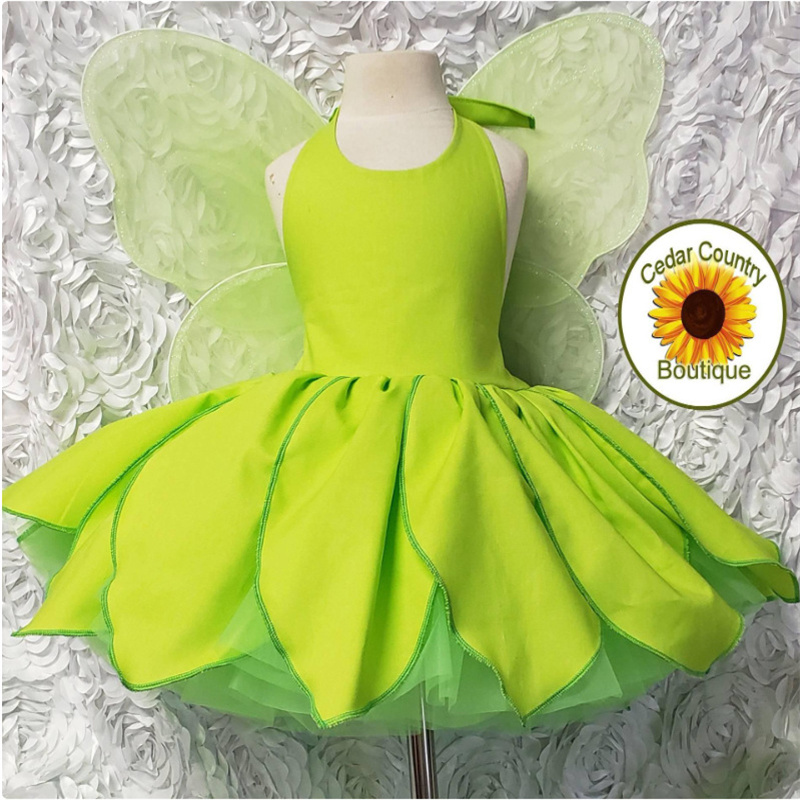 Green Elf Dress in Action