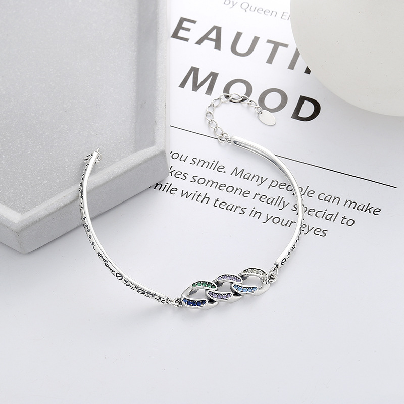 S925 Sterling Silver Retro Bracelet Image 3