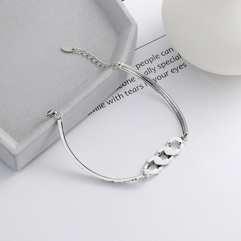 S925 Sterling Silver Retro Bracelet Image 5