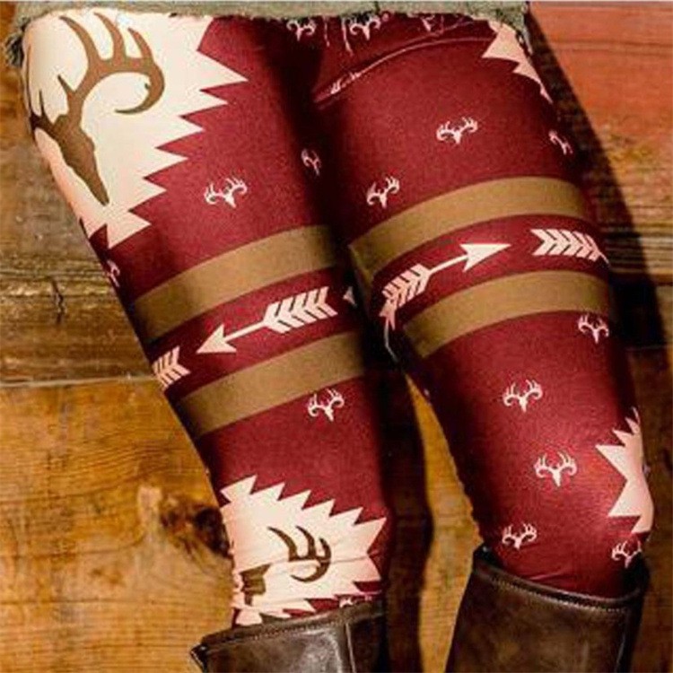 Women's Fashion Personalized Christmas Leggings - Image 6