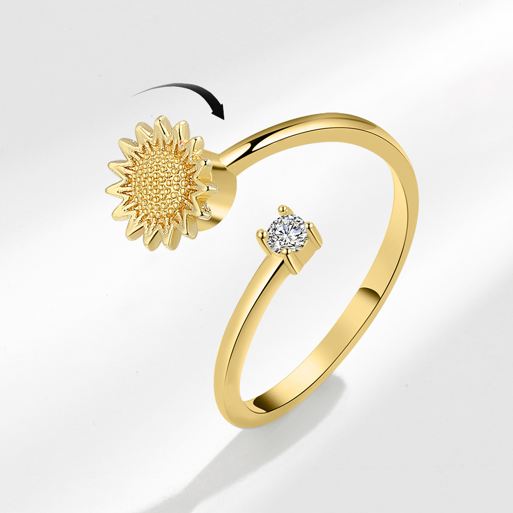 SUNFLOWER Spinning Ring Image 3