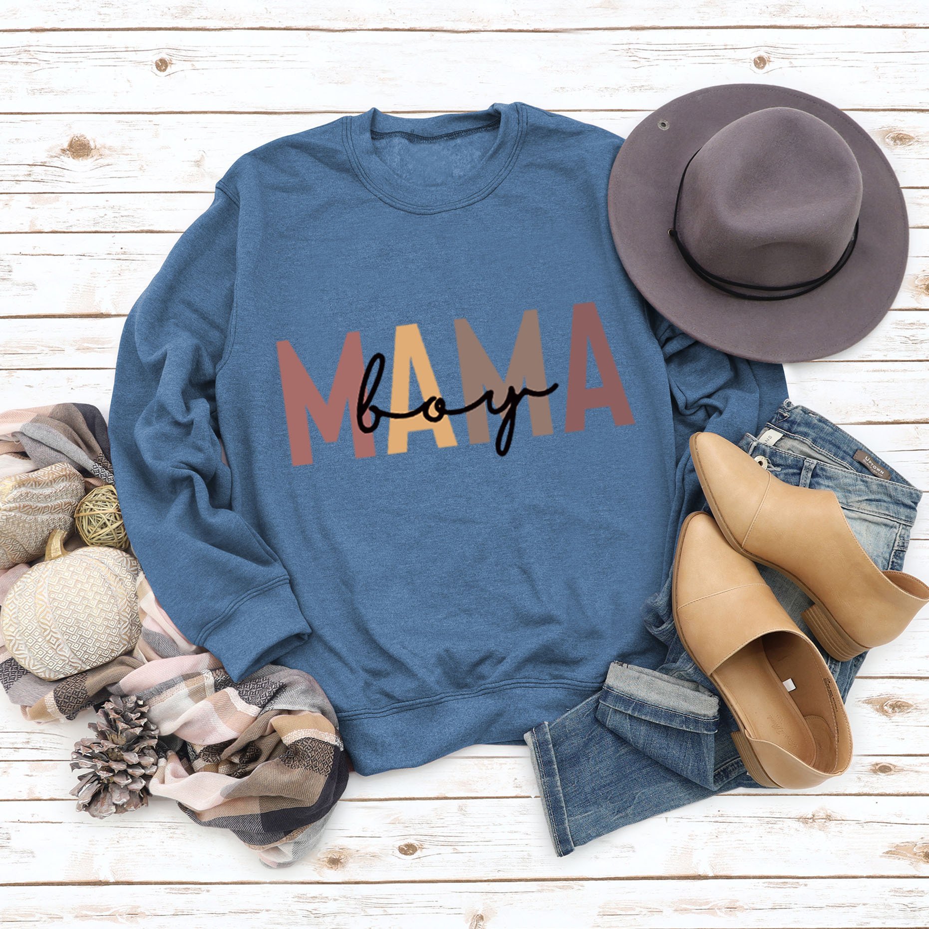 Cotton Printed Loose Fit Sweatshirt