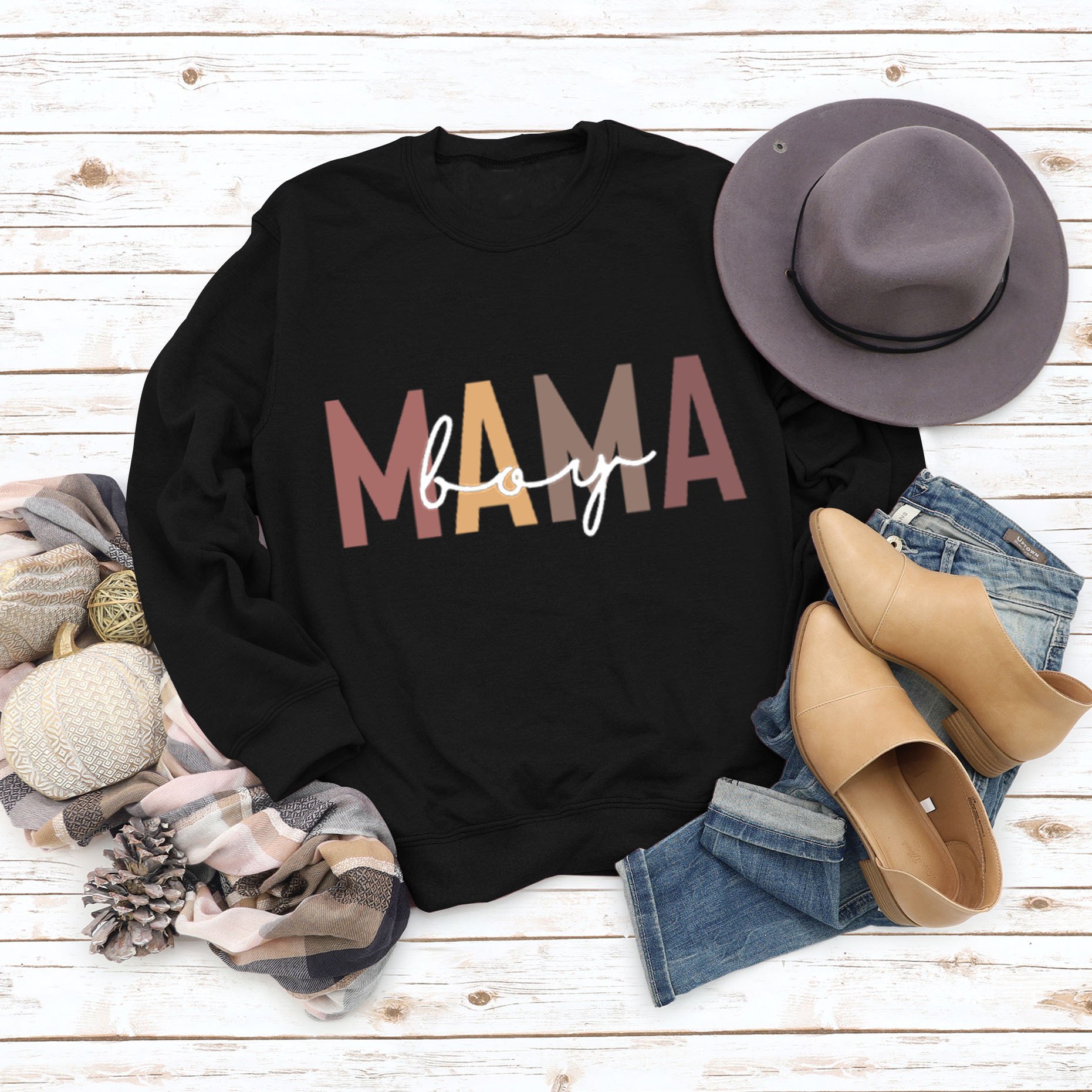 Cotton Printed Loose Fit Sweatshirt