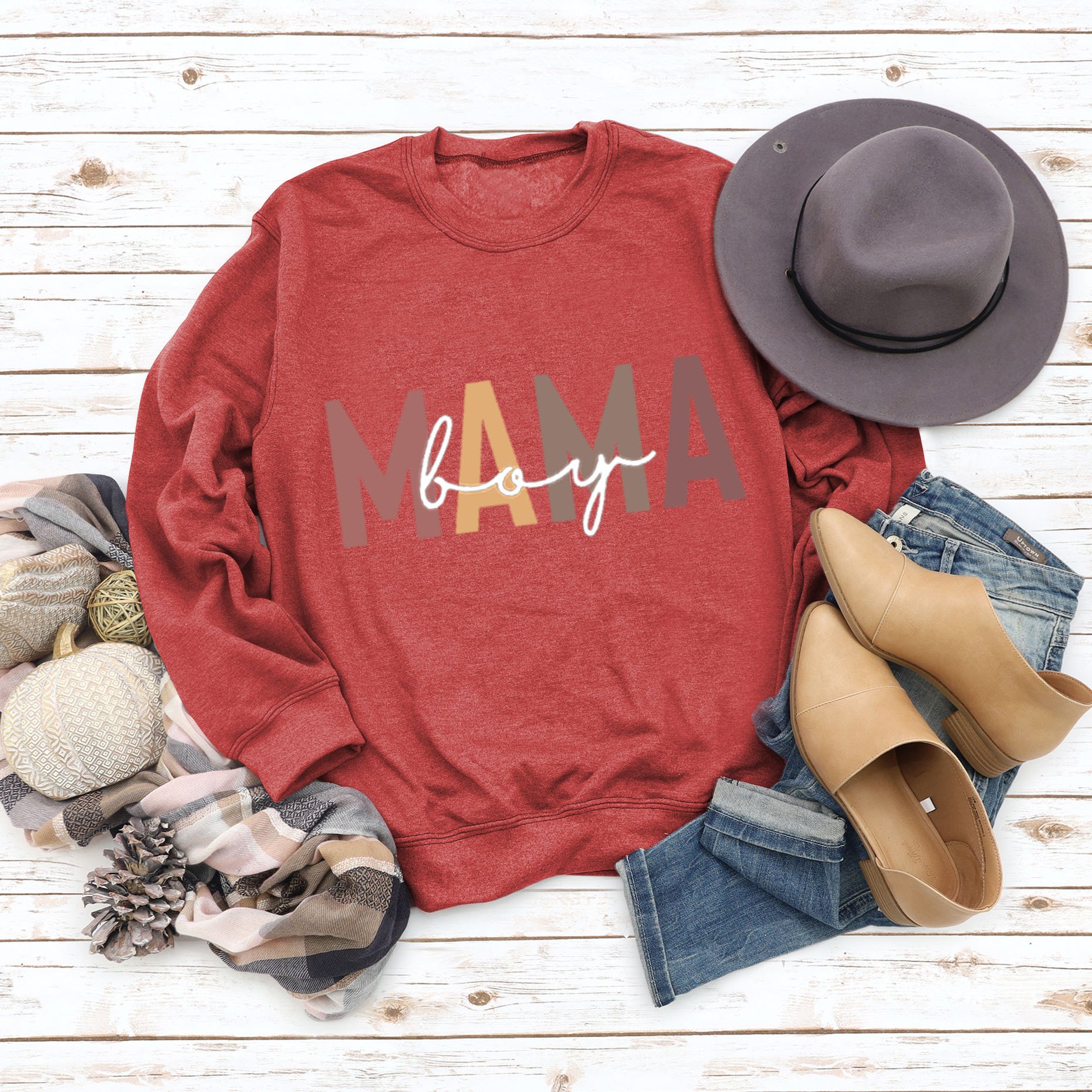 Cotton Printed Loose Fit Sweatshirt