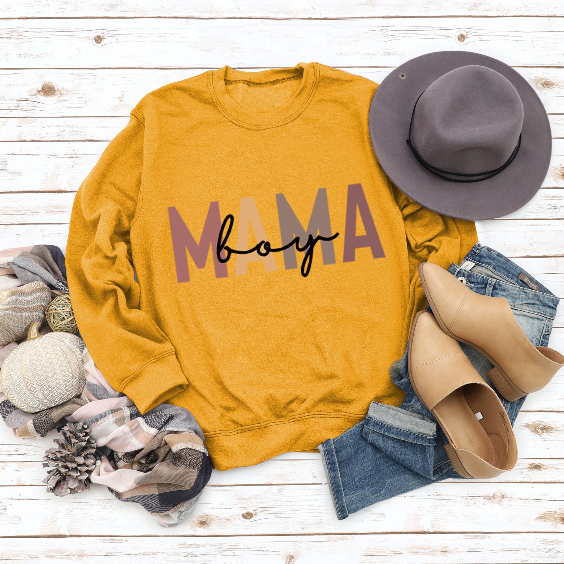 Cotton Printed Loose Fit Sweatshirt