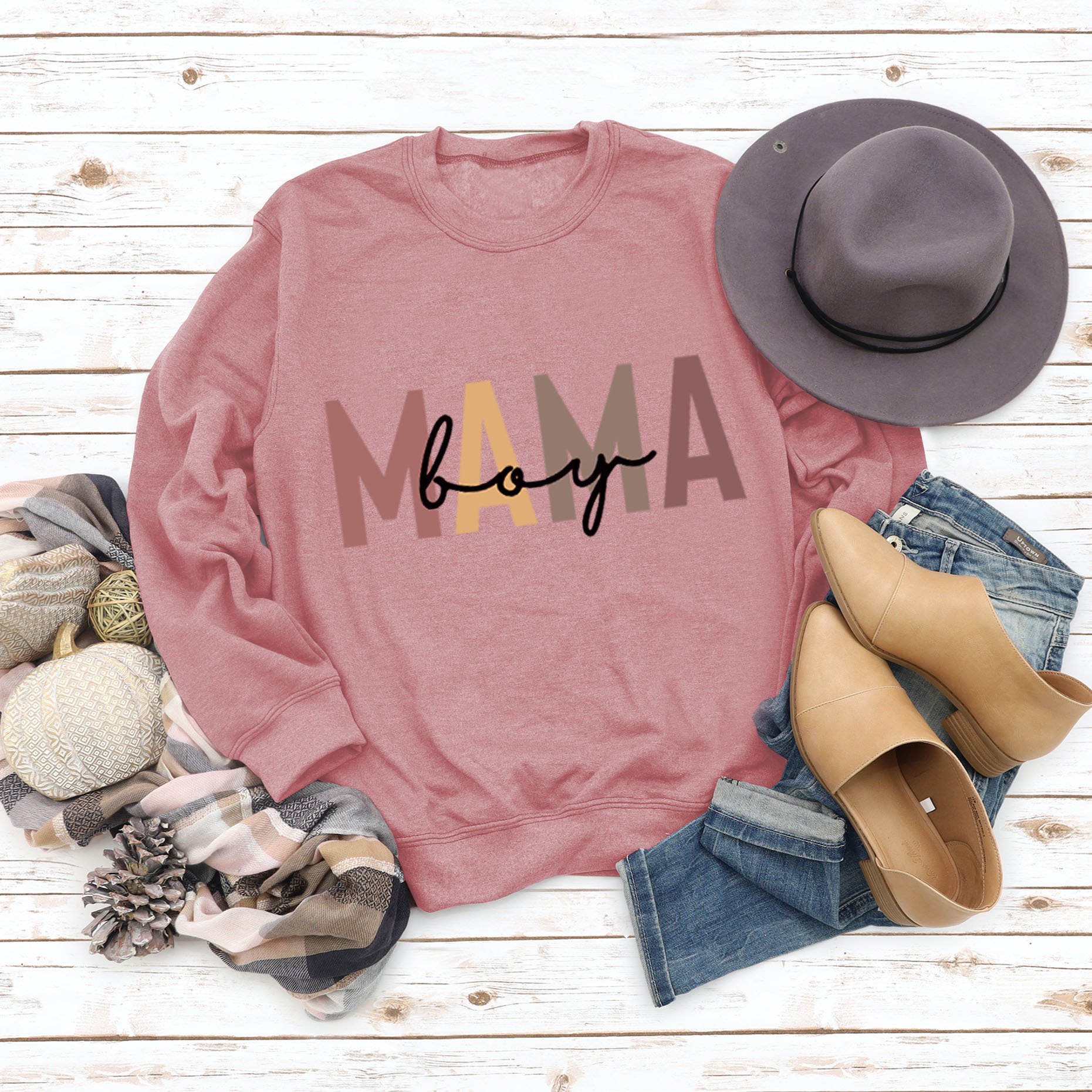 Cotton Printed Loose Fit Sweatshirt