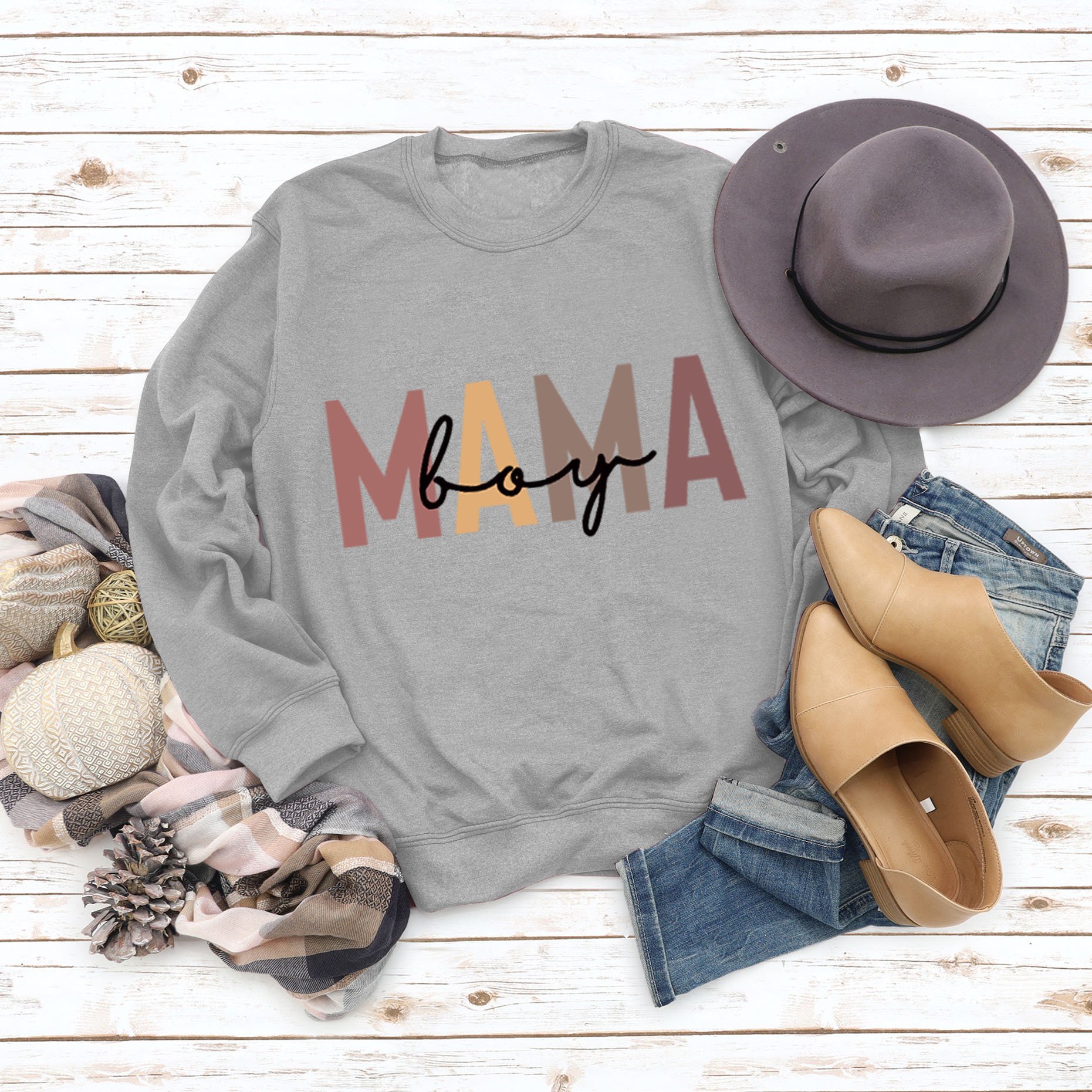Cotton Printed Loose Fit Sweatshirt