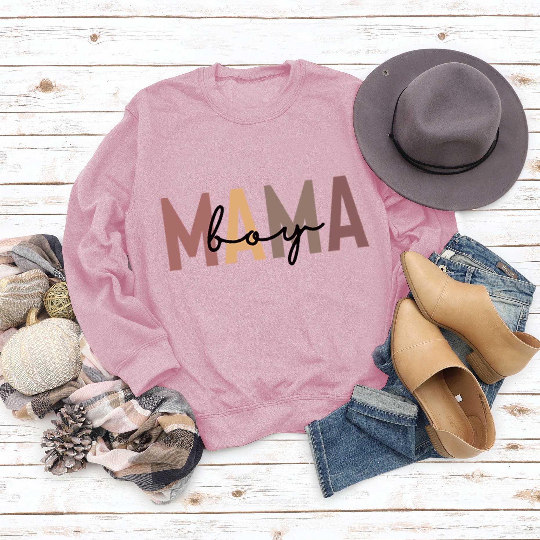 Cotton Printed Loose Fit Sweatshirt