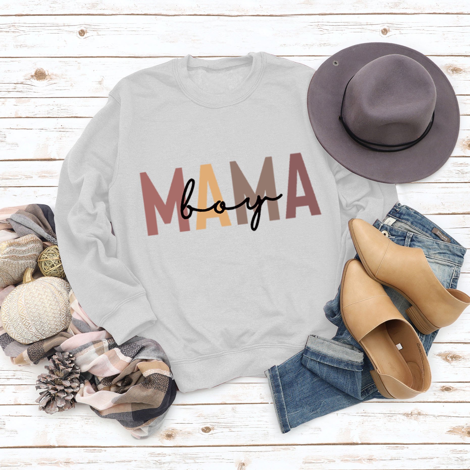 Cotton Printed Loose Fit Sweatshirt