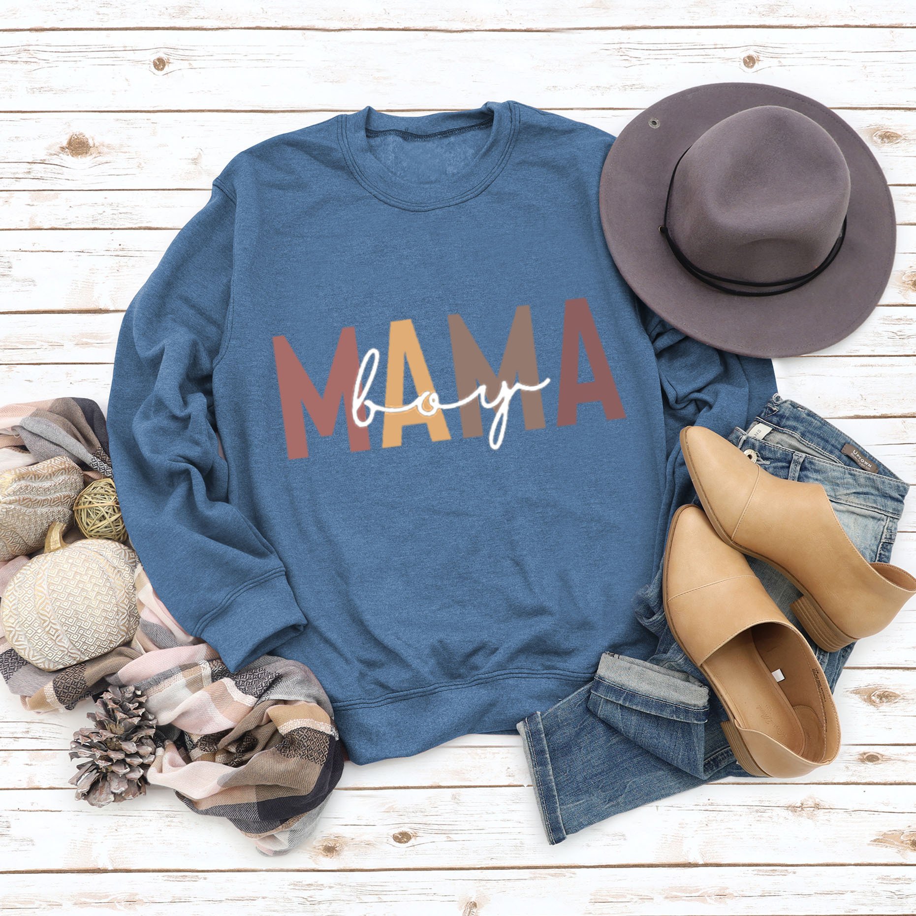 Cotton Printed Loose Fit Sweatshirt