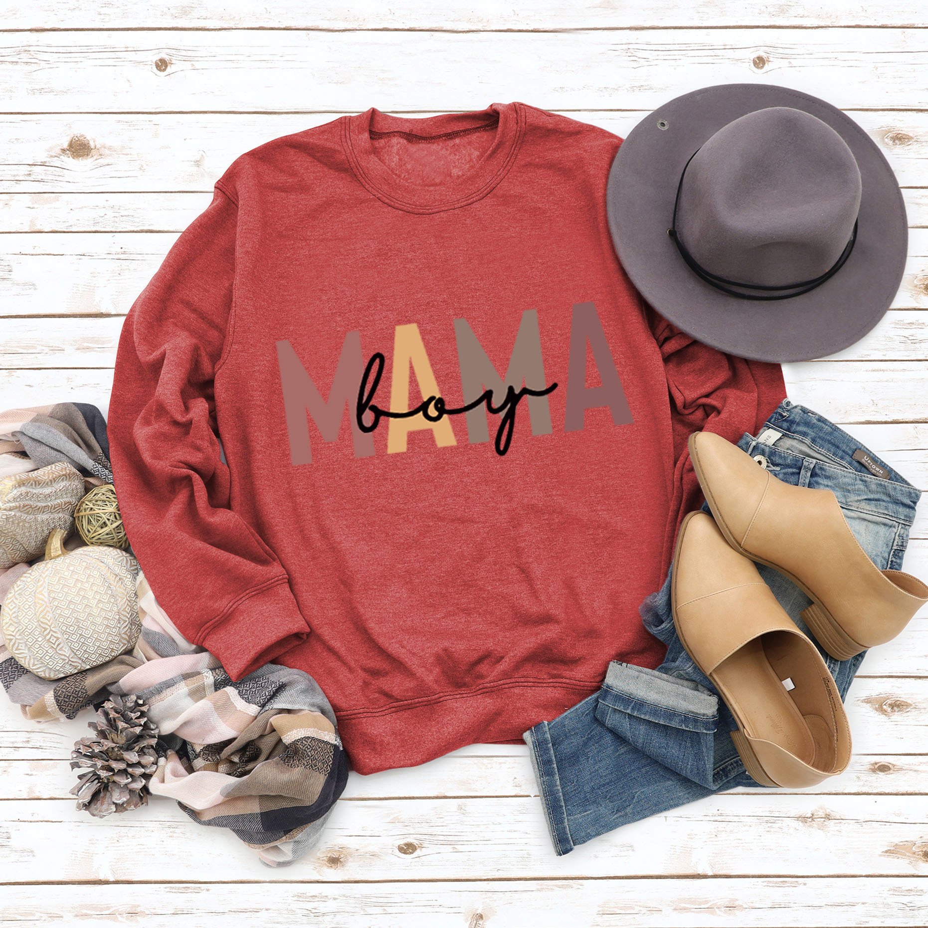 Cotton Printed Loose Fit Sweatshirt