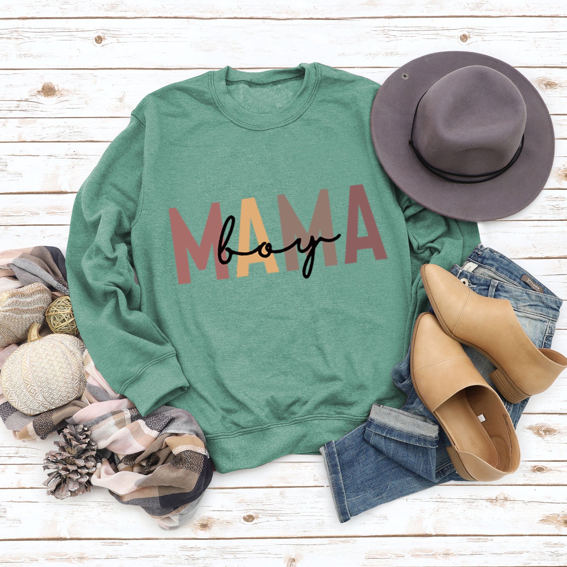 Cotton Printed Loose Fit Sweatshirt