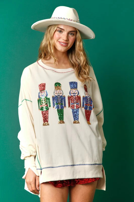 Christmas Sweet Sequins Top - Image 8