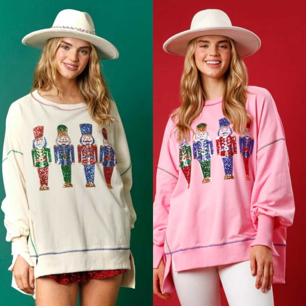 Christmas Sweet Sequins Top - Image 2