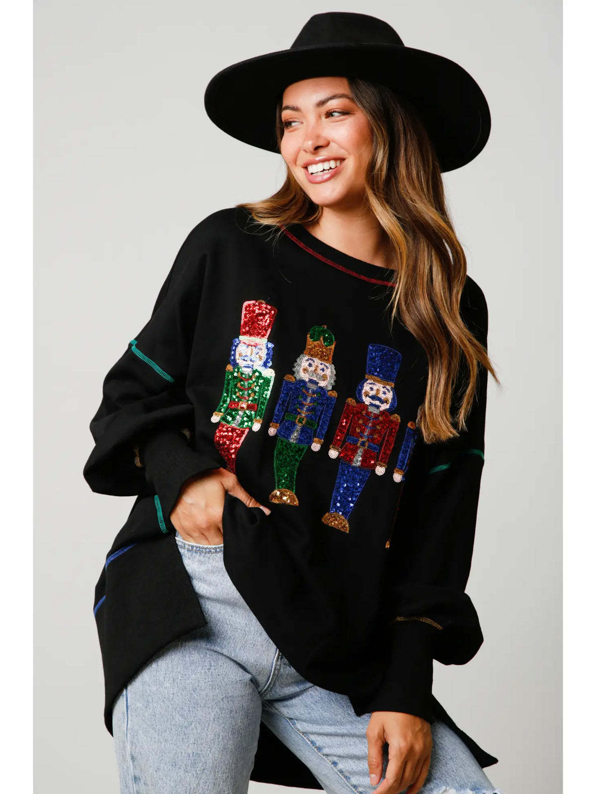 Christmas Sweet Sequins Top - Image 3