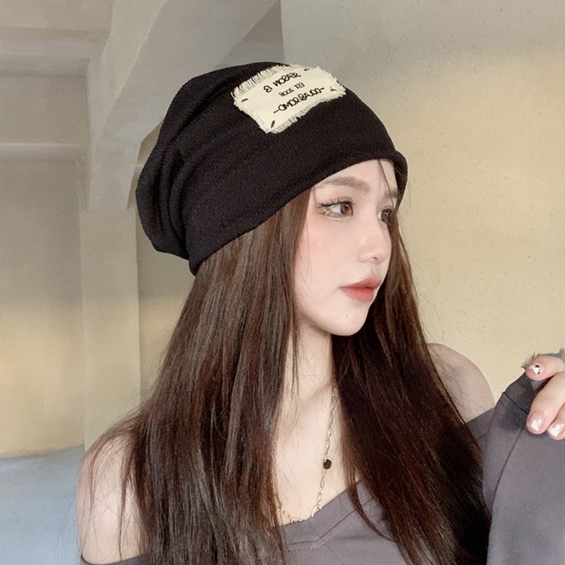 Knitted Wool Baotou Hat Image 1