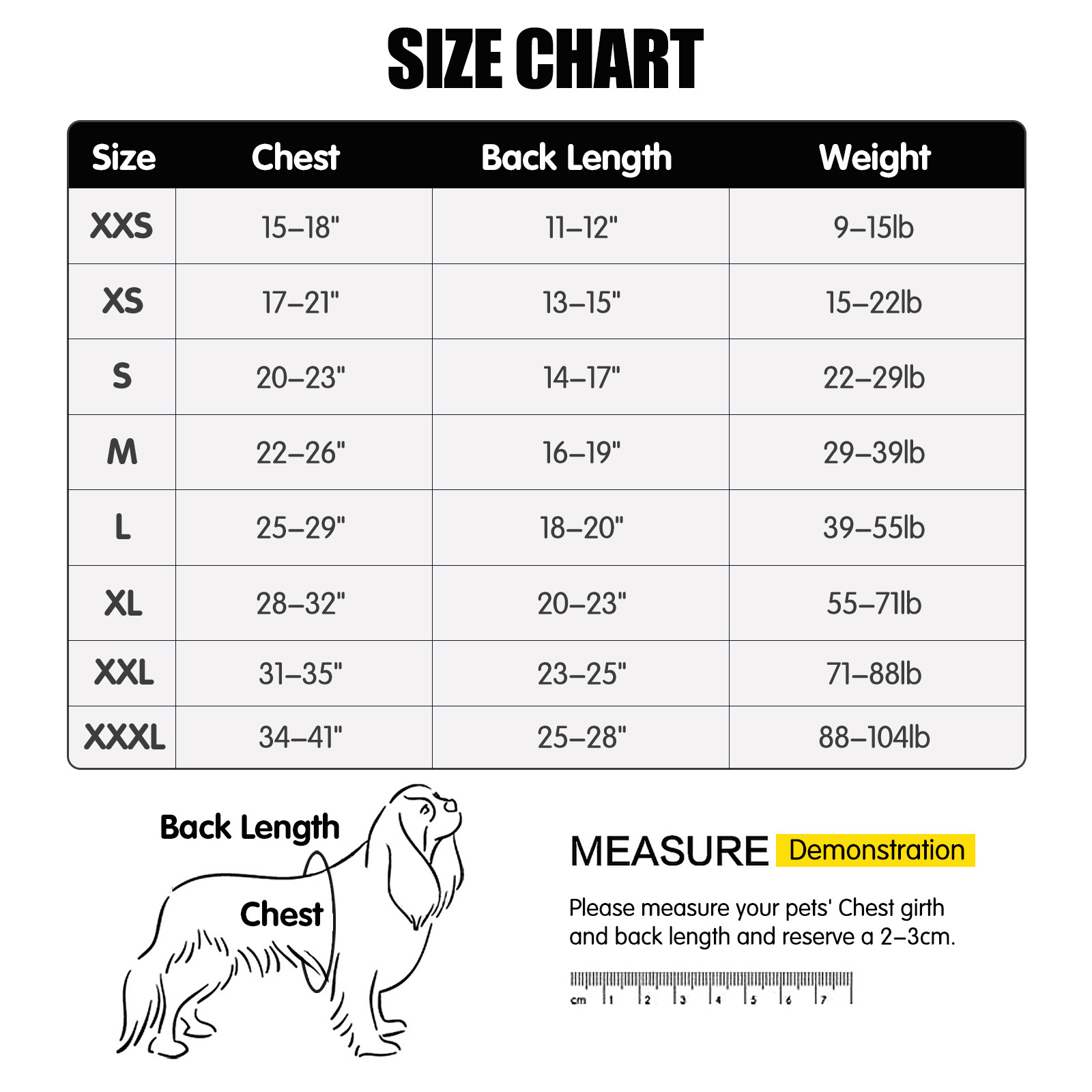 Pet Dog Clothing Example