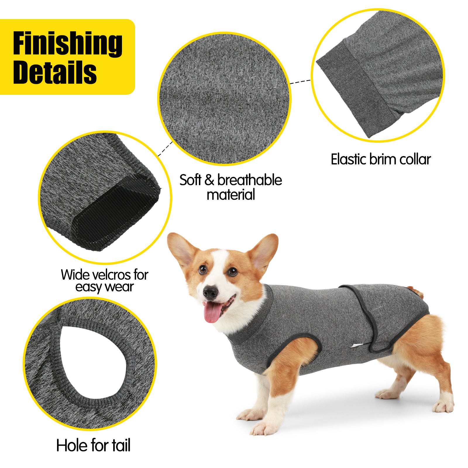 Pet Dog Clothing for Recovery