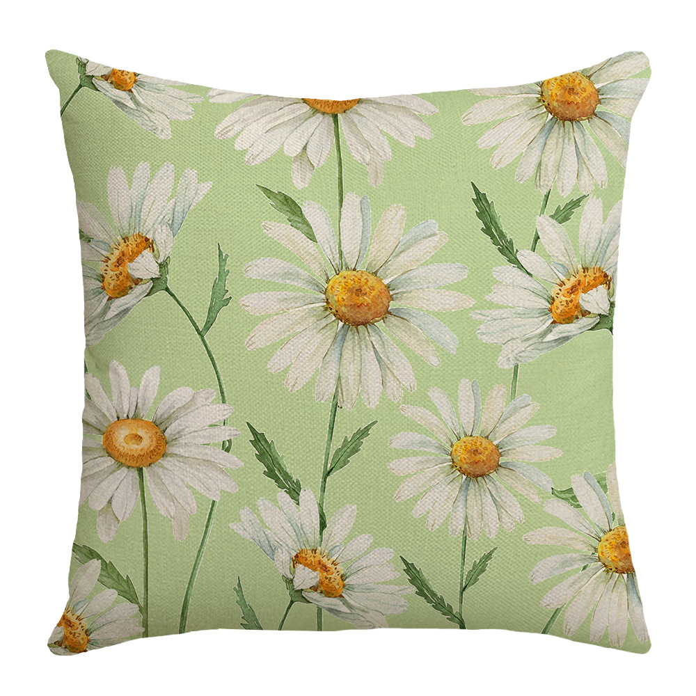 Summer Chrysanthemum Pillow Cover Image 3