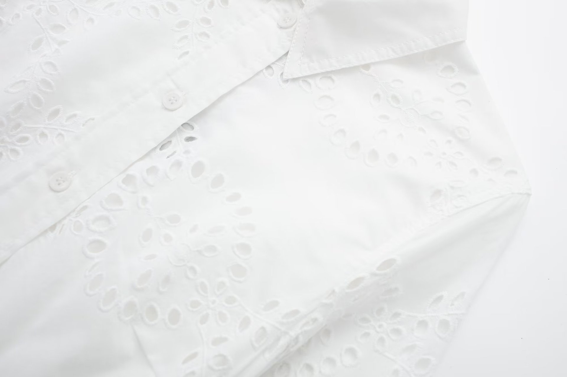 White Shirt Skirt Detail