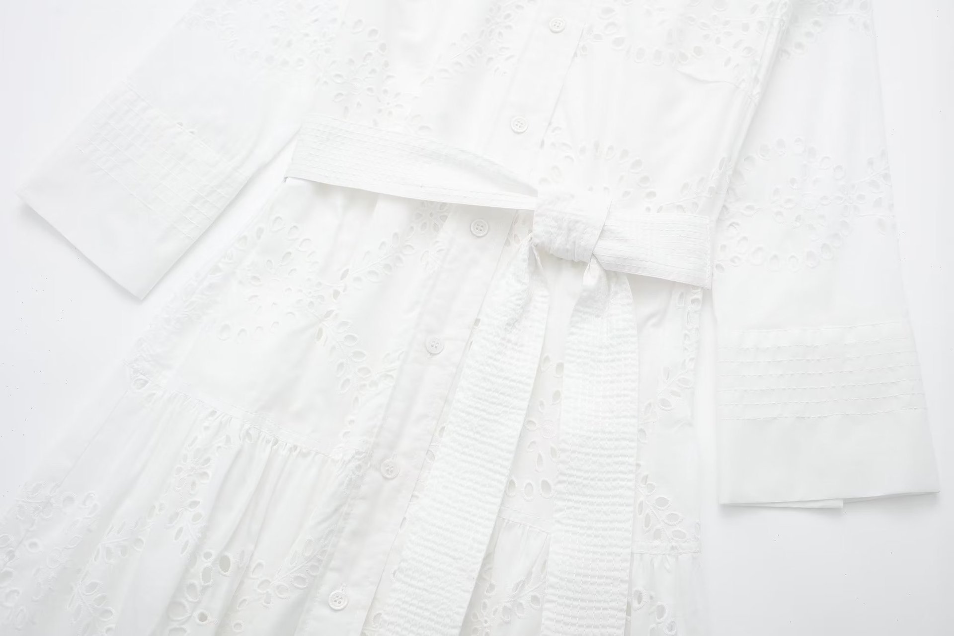 White Shirt Skirt in Natural Light