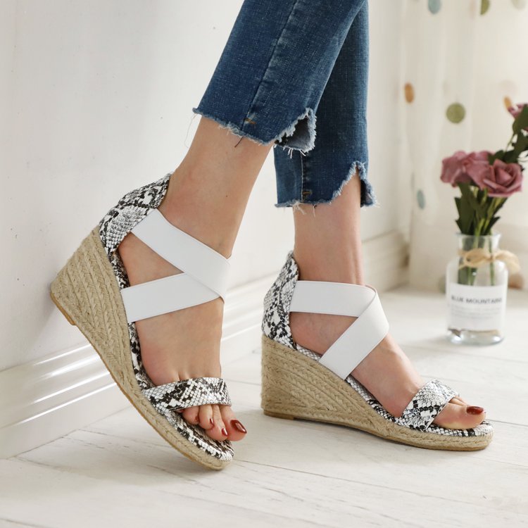 Stylish Snake Print Shoes