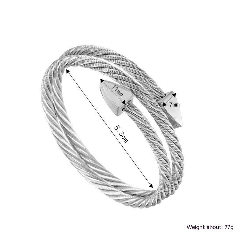 Steel Wire Bracelet 4