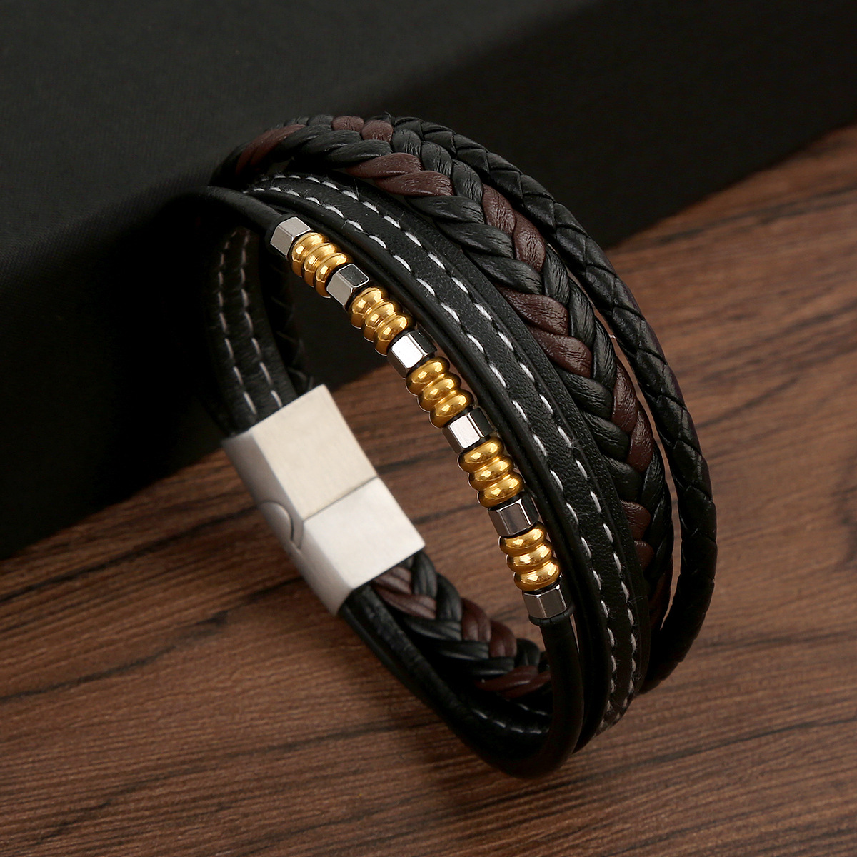 Coffee Rose Gold Bracelet