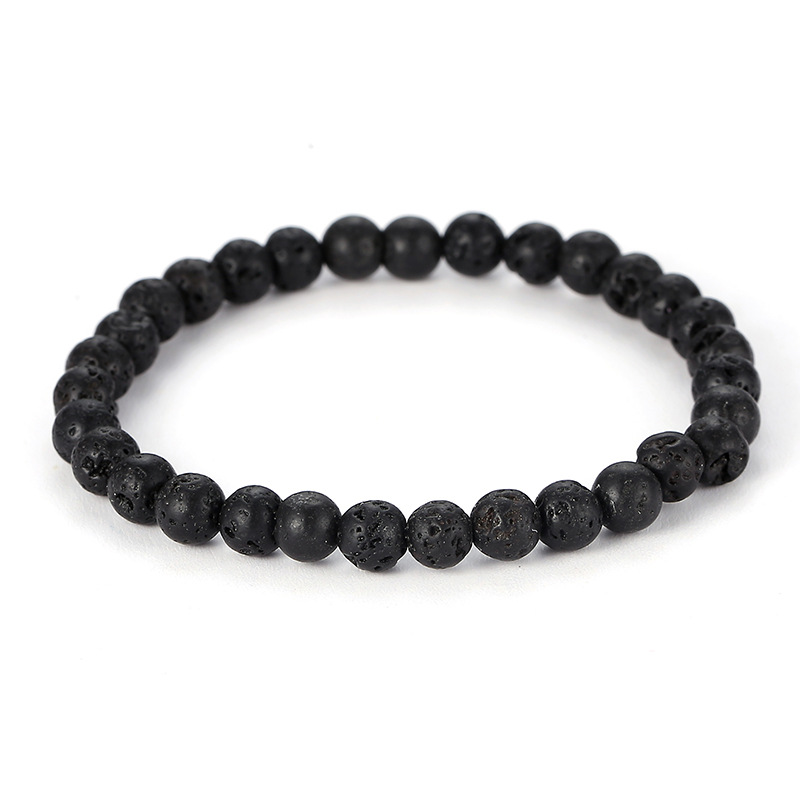 Black Lava Volcanic Rock Bracelet 5